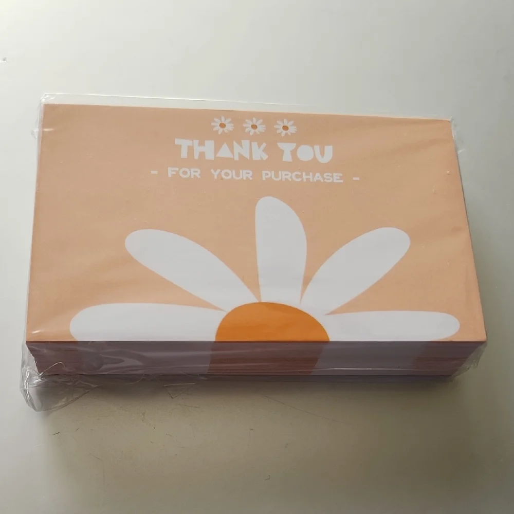 Thank You For Your Purchase DAISY BUSINESS CARDS 50 COUNT